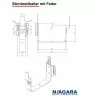 Stirnbretthalter mit Feder 2