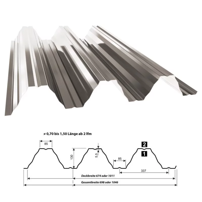 Trapezbleche TP130 Maassbleche