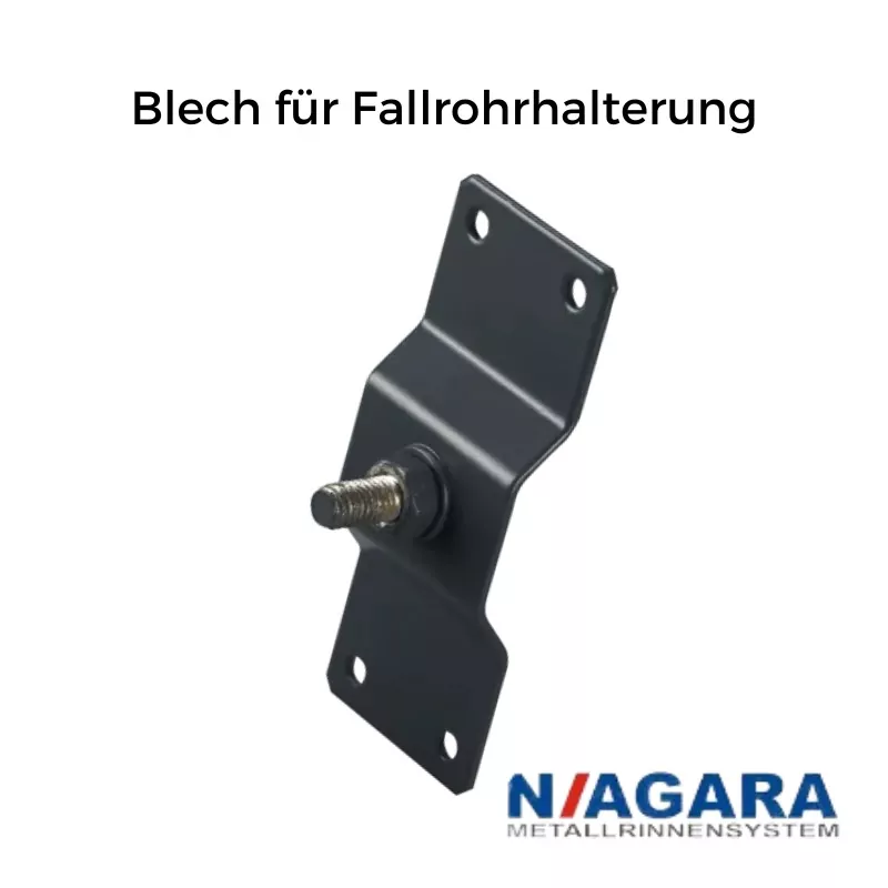 Blech für Fallrohrhalterung pic