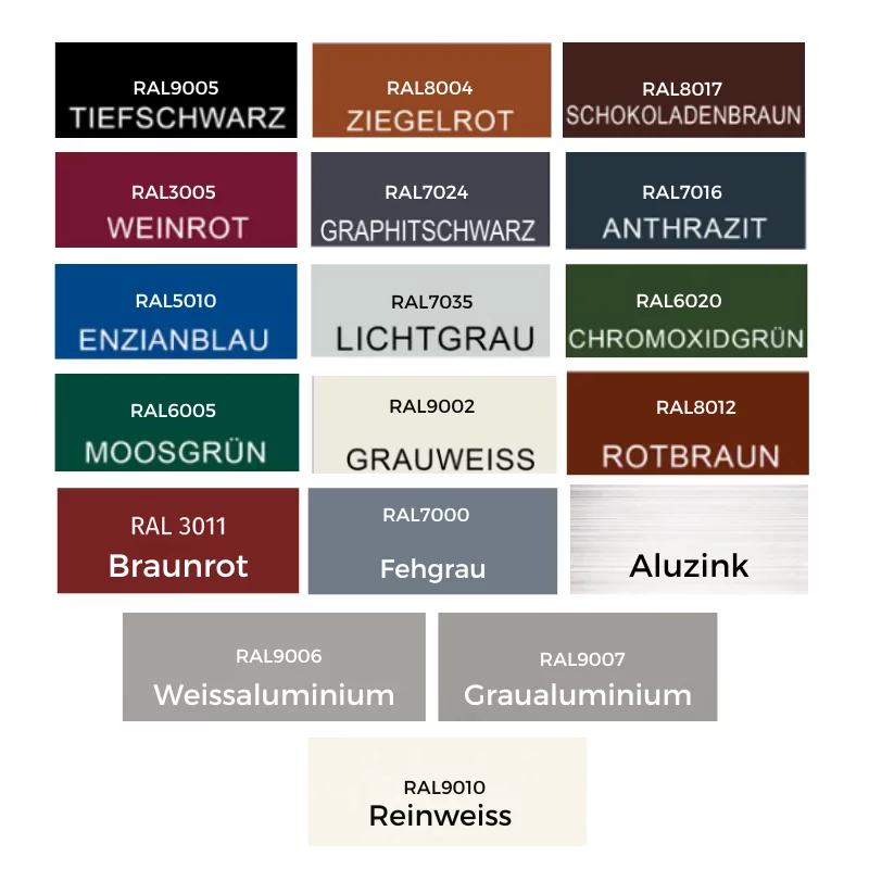 RAL Farben TP92 0,50mm